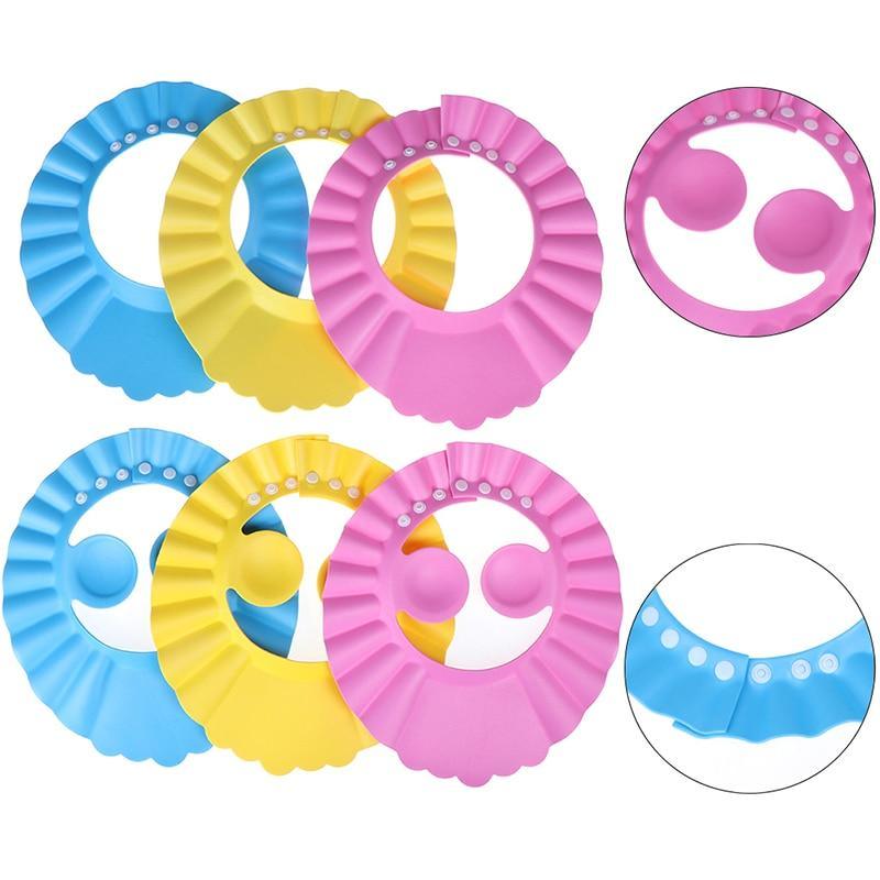 Bébé Bonnet de Douche Visière Chapeau Réglable Protection des Yeux Étanche Pour Enfants