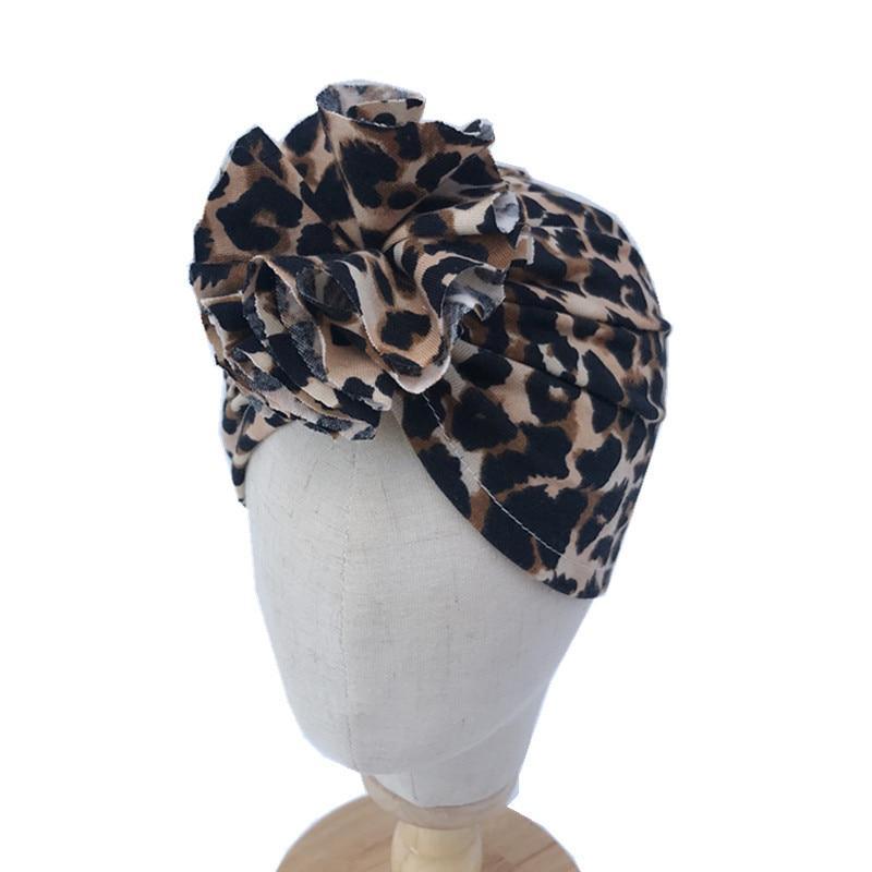 Bandeau moderne pour bébé avec nœud pour fille, motifs léopard pour nouveau-né, tout-petit, turban, accessoires pour cheveux de bébé