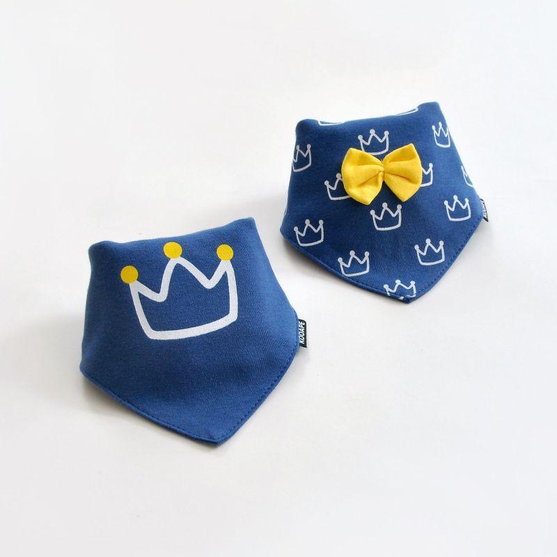 Lot de 2 bavoirs bandana double épaisseur en coton pour bébés, garçons et filles, bavoirs triangulaires, serviette pour nourrissons