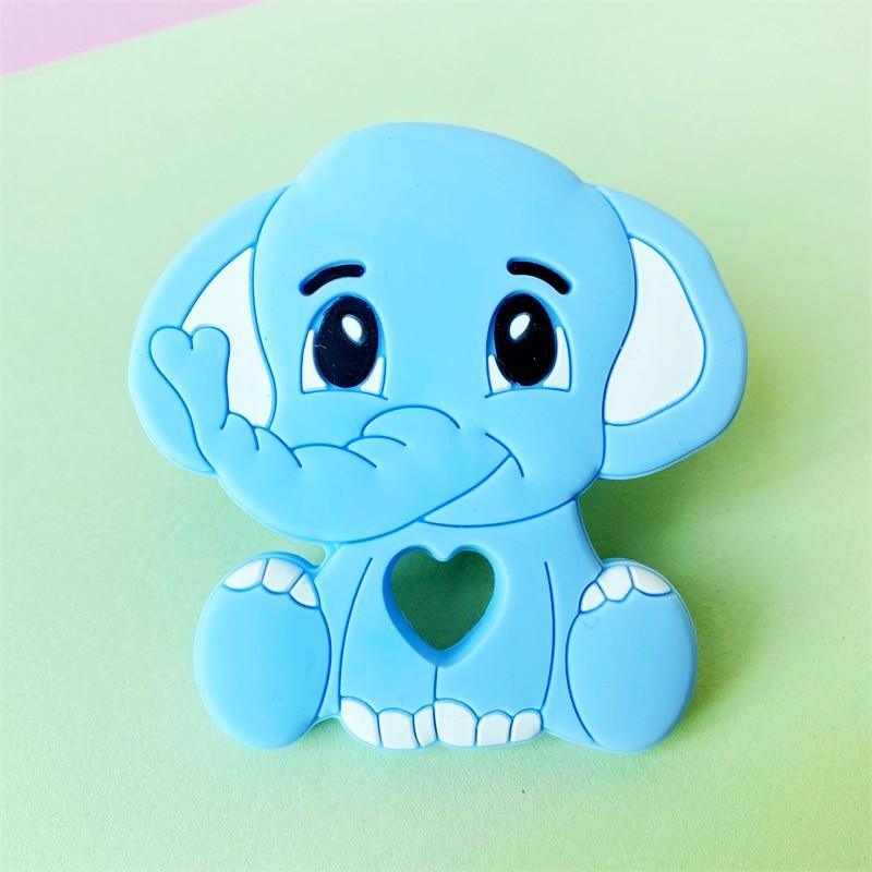 Jouet de dentition éléphant en silicone pour nouveau-nés, cadeau parfait pour bébés garçons ou filles