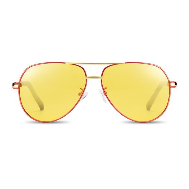 Lunettes de Vision Nocturne Originales Luxueuses et Élégantes, Lunettes de Conduite de Nuit de Marque de Luxe Pour Femmes et Hommes Avec Protection UV400