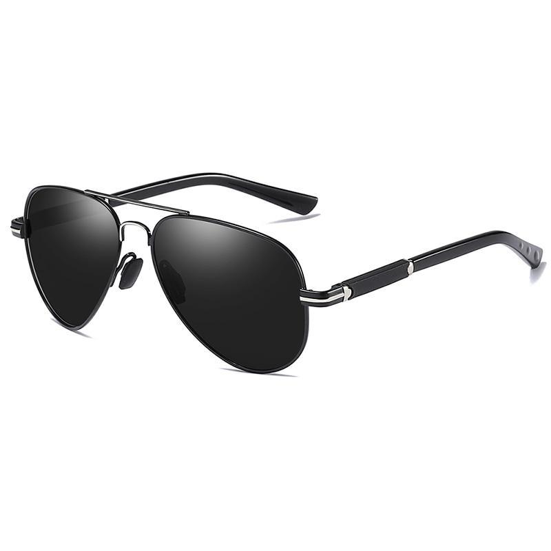 Lunettes de Soleil Aviateur Luxe pour Homme Polarisées Style Pilote Accessoires Homme Conduite Pêche Randonnée Protection UV400
