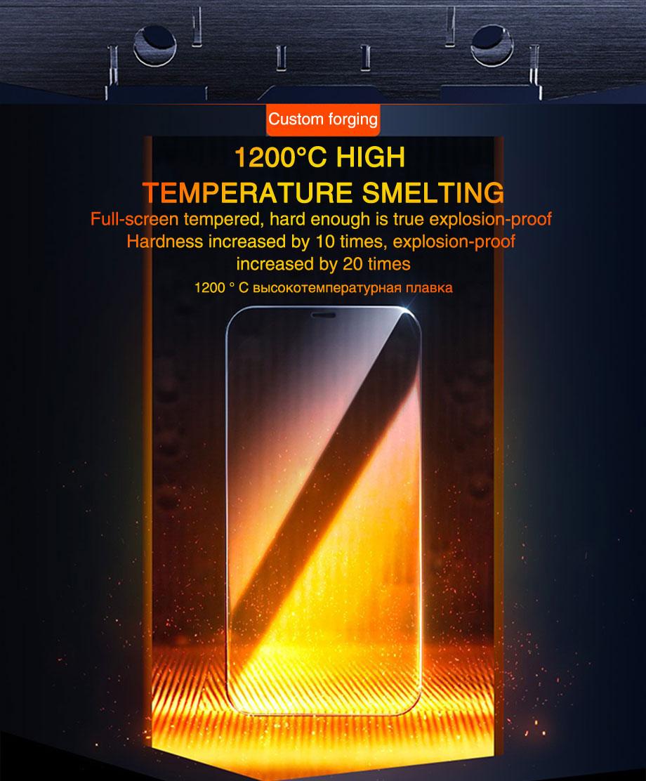 Verre de protection intégral 30D pour iPhone 13 12 11 14 Pro Max X Xr Protecteur d'écran iPhone 6 7 8 14 Plus Film en verre trempé Protecteur d'écran en verre trempé ultra résistant pour iPhone