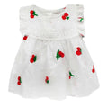 Robes d'été pour bébé avec manches à volants pour nouveau-né, en coton, sans manches, motif ananas, pour fillettes
