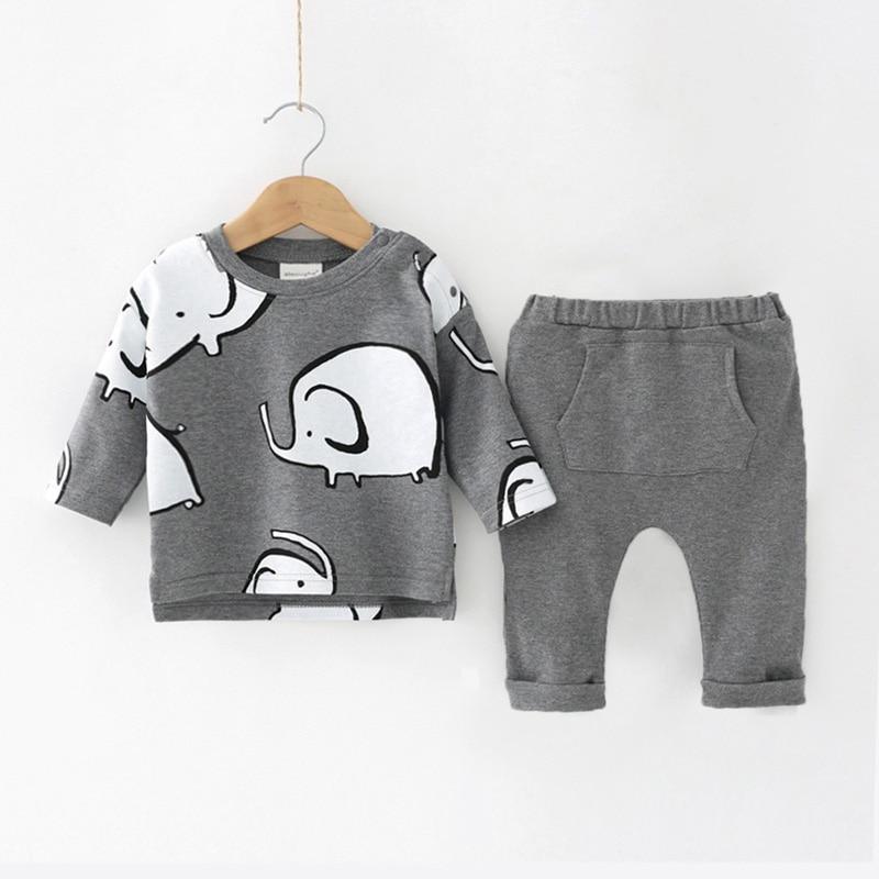 Ensemble barboteuse Fashion Cartoon Body Chapeau et Pantalon Vêtements Bébé Nouveau-né Animaux Mignons Pyjamas
