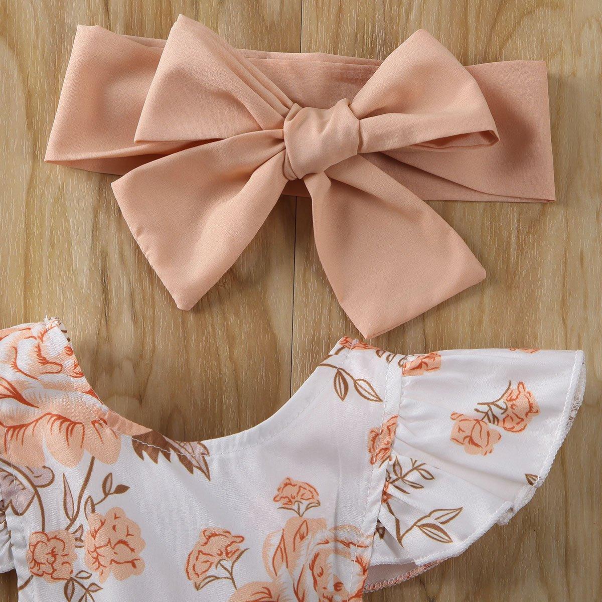 Nouvelle Tendance Vêtements Bébé Fille Designer Robe Princesse Fleur Volants Robe D'été Tenue D'Anniversaire Avec Grand Nœud