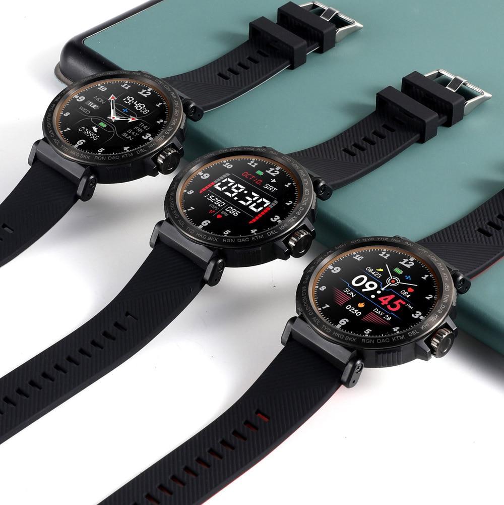 Montre Connectée Sport Étanche IP68 Écran Tactile Homme Femme Moniteur d'Activité Smartwatch pour iOS et Android Pour Hommes et Femmes