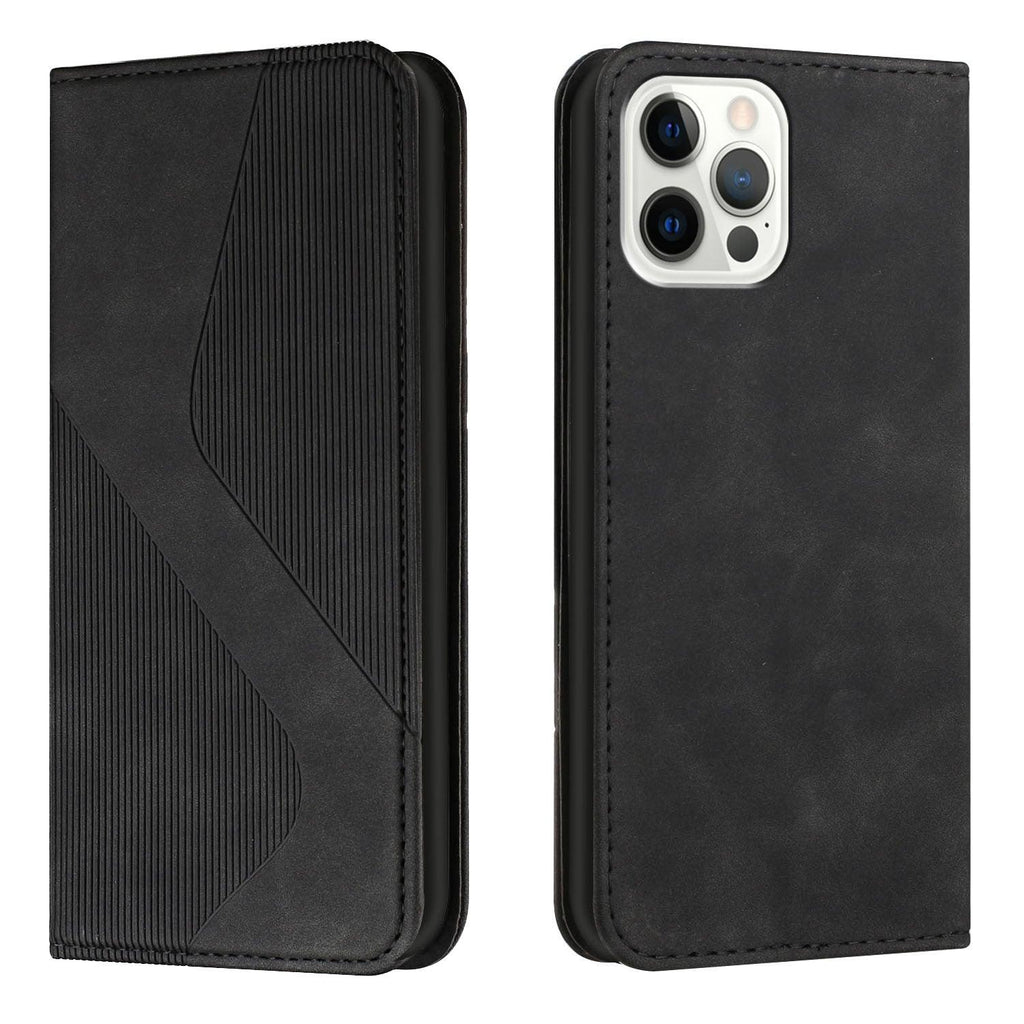 Étui portefeuille à rabat bleu de luxe pour iPhone 14 13 12 Mini Plus 11 Pro Étui de téléphone à cartes magnétique Étui de téléphone en cuir PU magnétique Étui portefeuille à rabat simple classique en forme de S