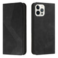 Étui portefeuille à rabat bleu de luxe pour iPhone 14 13 12 Mini Plus 11 Pro Étui de téléphone à cartes magnétique Étui de téléphone en cuir PU magnétique Étui portefeuille à rabat simple classique en forme de S