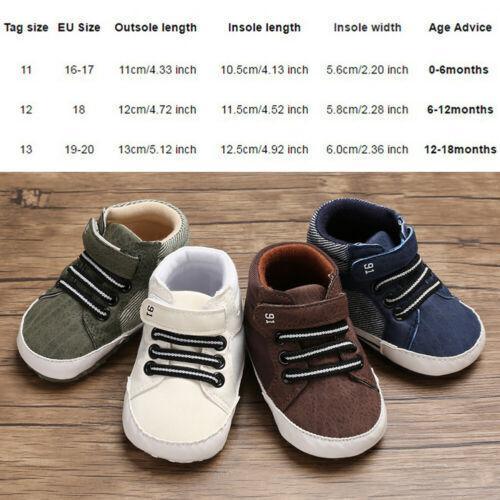 Chaussures à semelle souple pour nouveau-nés (0-18 mois), bottines à lacets pour garçons, baskets, cadeau idéal pour bébé