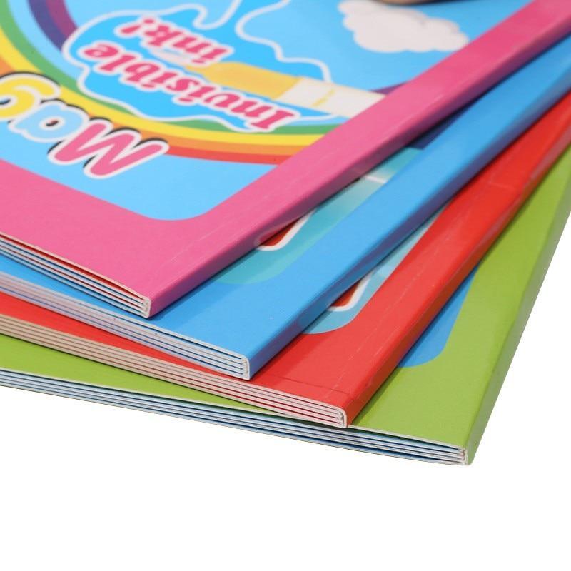 1 livre magique à colorier à l'eau, dessins animés, avec stylo de gribouillage, planche à dessin, jouets pour enfants, cadeau d'anniversaire