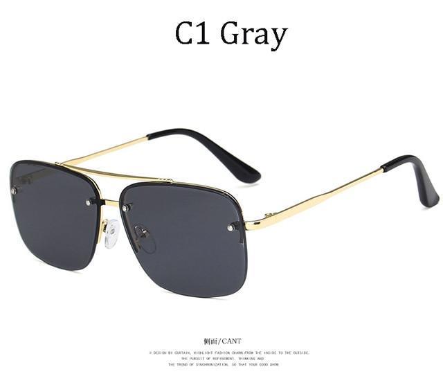 Lunettes de soleil pour hommes de luxe NOUVELLE TENDANCE, design vintage, protection UV400, Oculos De Sol