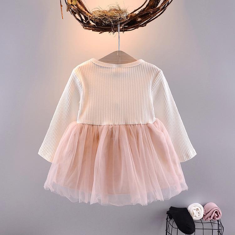 Robe de luxe moderne en coton pour bébé, robe en fil d'ananas pour fille, style vêtements de mode