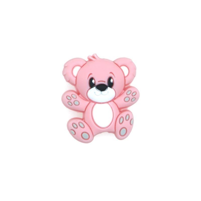 Perles en silicone Mini Ourson Accessoires de jouets pour tétine de dessin animé pour bébés et enfants