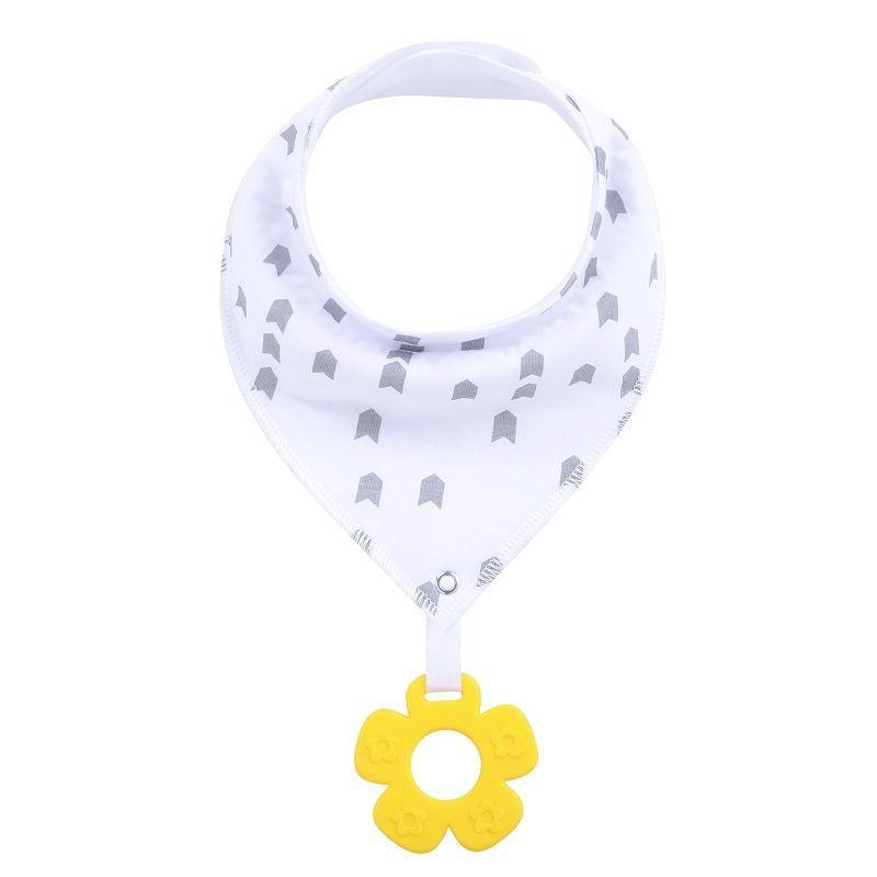 Bavoirs bandanas unisexes 100 % coton biologique super absorbants et doux pour bébé et jouets de dentition pour nouveau-né