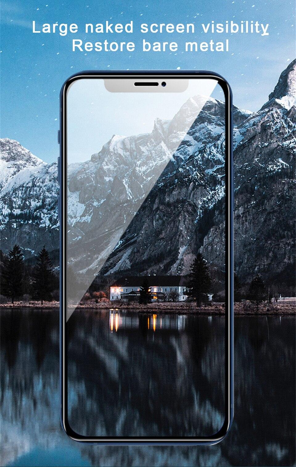 Film en céramique anti-espion pour Iphone 13 12 11 Pro Max Mini Xr Xs Max Se 2020 8 6s 7 6 Plus Se3 Protection d'écran de téléphone portable Film de protection d'écran ultra-transparent anti-rayures pour Iphone