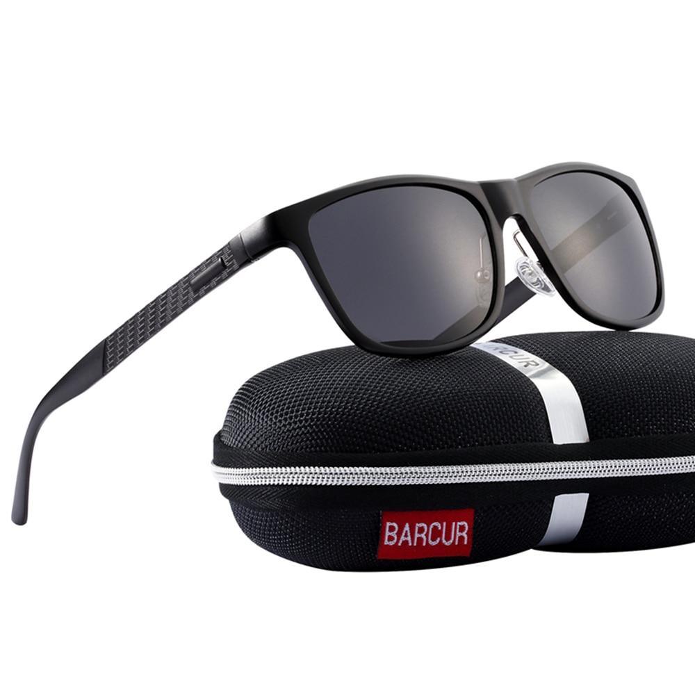Lunettes de soleil de luxe en aluminium polarisées pour hommes et femmes avec protection UV400