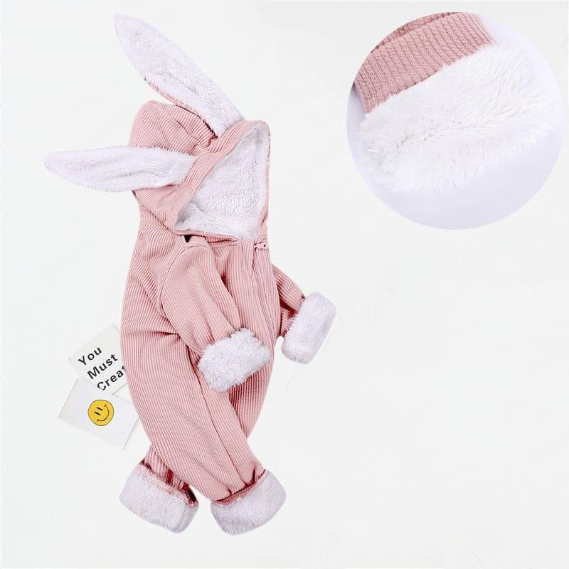 Combinaison bébé Dinosaure et Lapin avec Fermeture Éclair Vêtements Nouveaux-nés Grenouillère Bébés Filles et Garçons Déguisement Enfant Combinaison