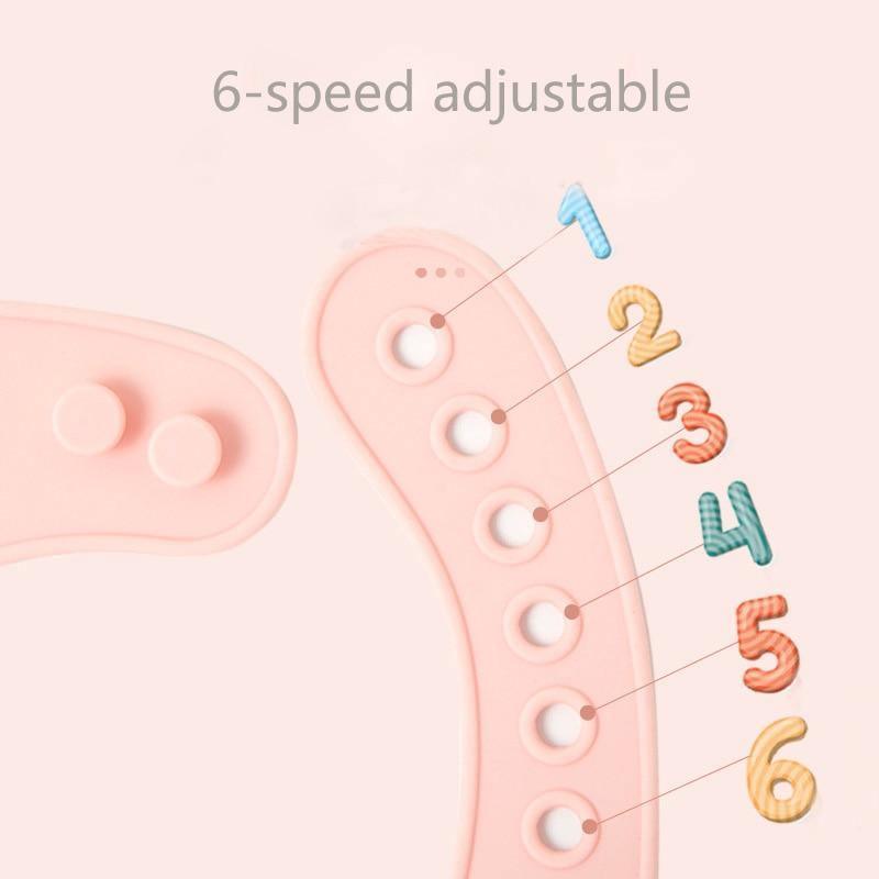 Bavette Bébé en Silicone Alimentaire Étanche pour Nouveau-né Garçon Fille Serviette d'Alimentation Chiffon Rot pour Enfants