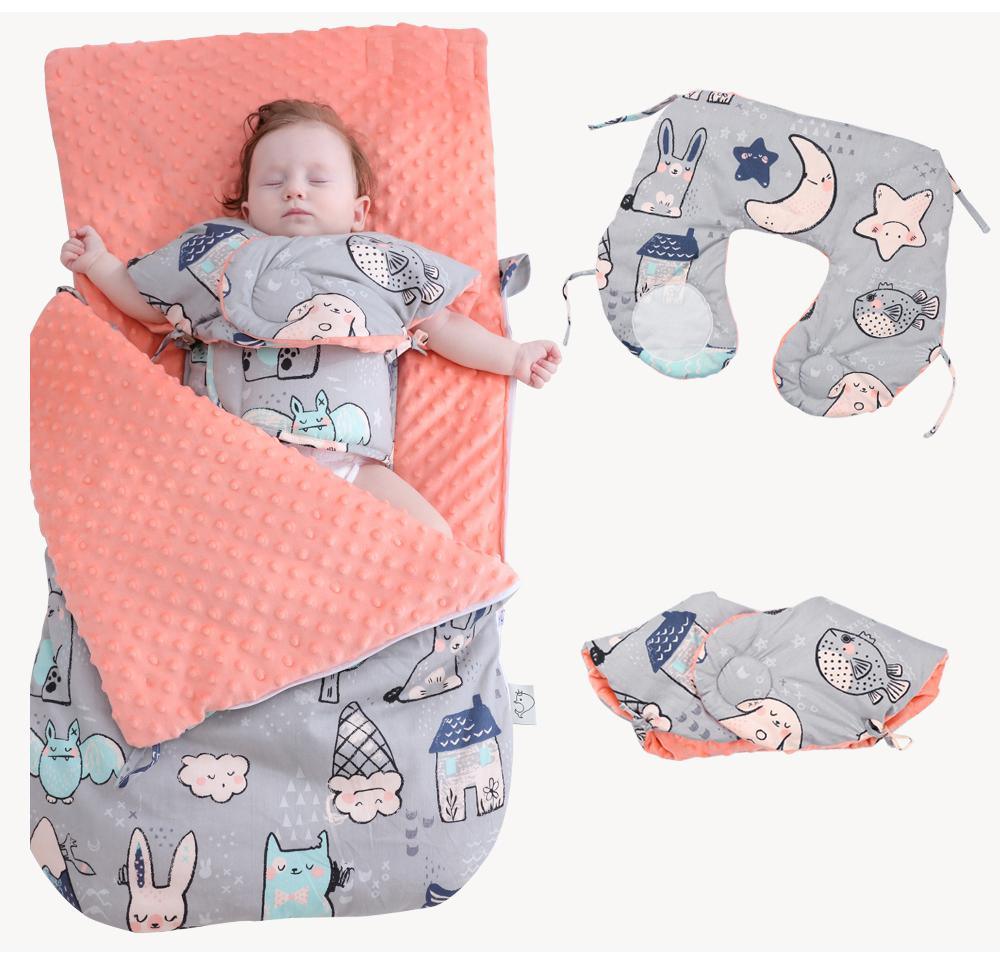 Nouveau-né Bébé Enveloppe Cocon Modèle Sac de couchage Enfant Garçon Fille Enfants Gigoteuse Couverture d'emmaillotage Pour Bébé Enfants