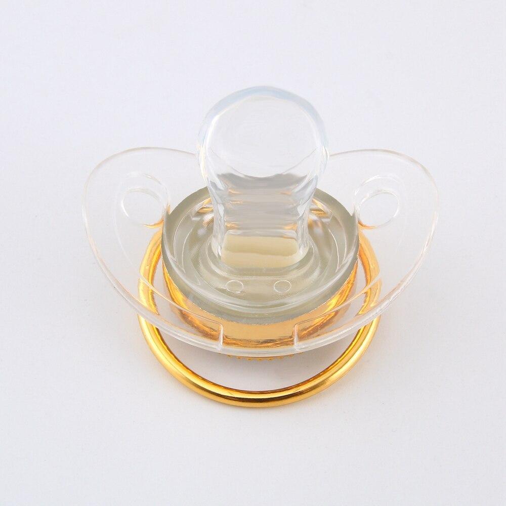 Sucette de luxe en diamant moderne avec motif de dessin animé pour bébé, sucette en silicone scintillante pour nouveau-né, garçons et filles