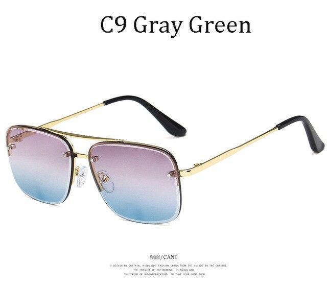Lunettes de soleil pour hommes de luxe NOUVELLE TENDANCE, design vintage, protection UV400, Oculos De Sol