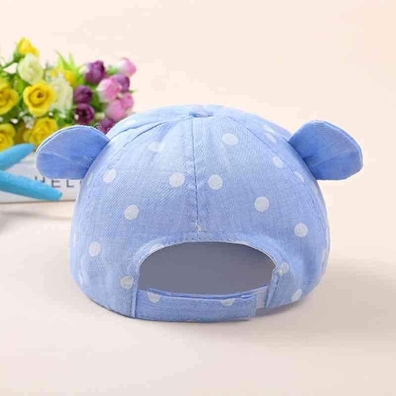 Chapeaux de soleil de plage mignons pour bébés filles/garçons avec casquette snapback réglable pour enfants, tendance moderne avec oreilles mignonnes