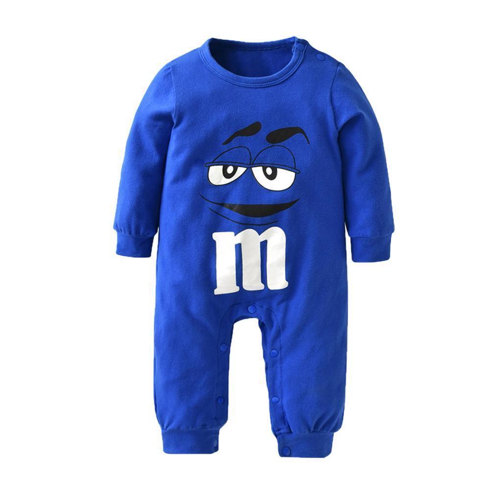 Grenouillère bébé nouveau-né pyjama coton mignon lettre "J'aime papa et maman" manches longues barboteuses vêtements pour bébés enfants