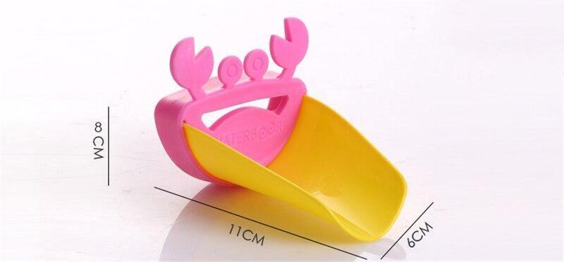 Jouets de bain en silicone pour bébé, prolongateur de robinet pour enfants, prolongateur de lavage des mains pour enfants, robinet d'évier de salle de bain en caoutchouc, prolongateur d'évier de robinet d'eau