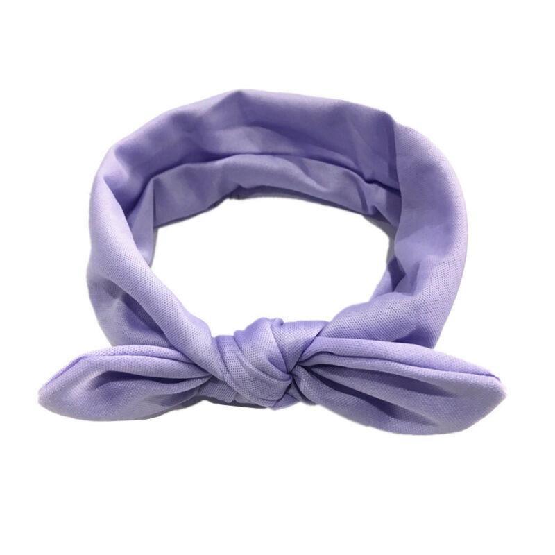 Bandeau Bébé Nœud Solide Mignon Doux Élastique Bandeau Cheveux Princesse Mignon Couvre-chef Accessoires Cheveux Pour Filles
