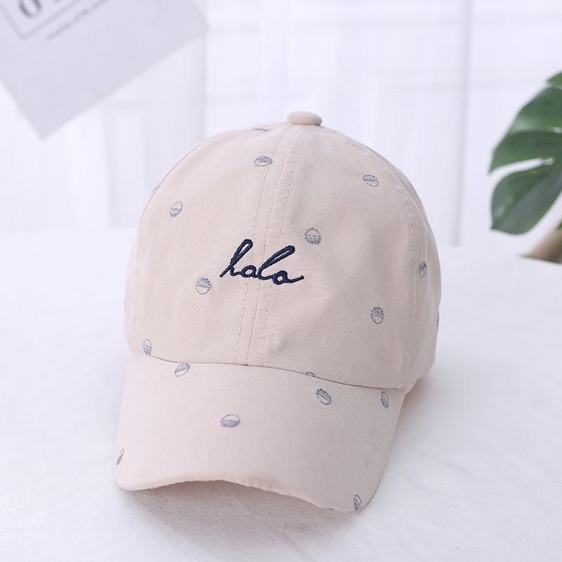 Joli chapeau en coton pour bébé, casquette de baseball réglable pour enfants, chapeau de soleil hip-hop avec fermeture snapback