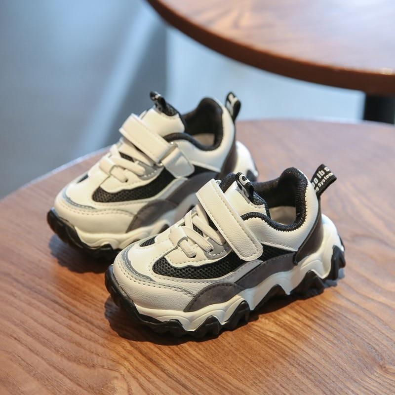 Chaussures de sport respirantes décontractées pour garçons Baskets pour enfants Chaussures de course pour bébés filles Chaussures en maille et toile