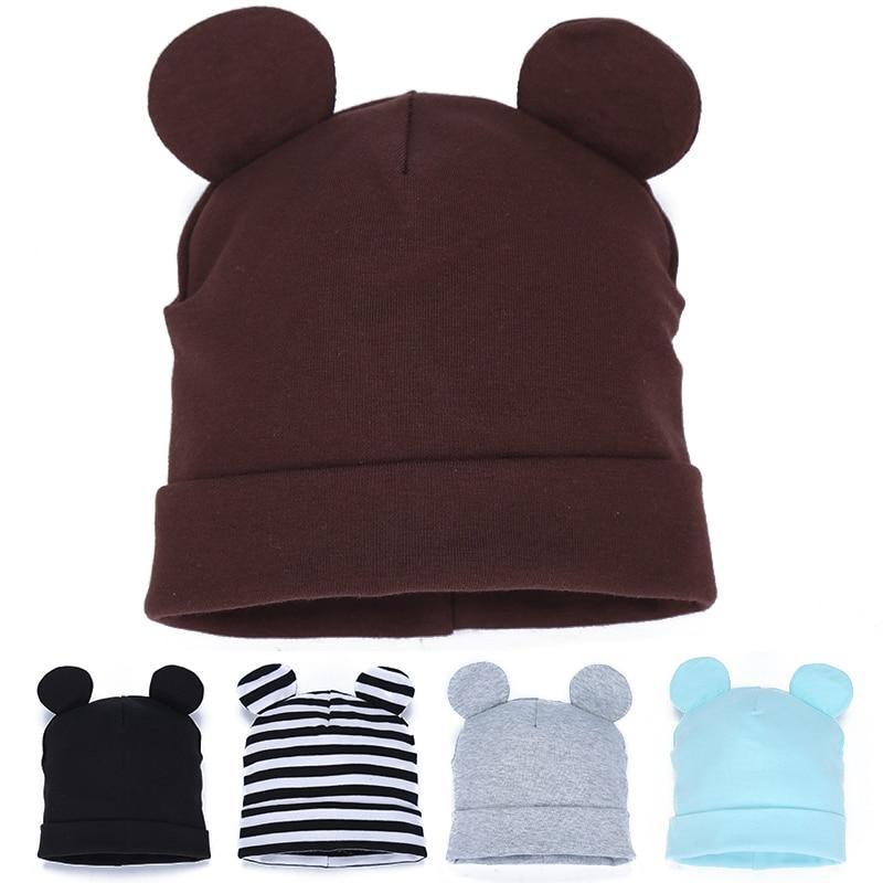 Bonnet moderne pour bébés garçons et filles, chapeau pour nourrissons, bonnet tricoté chaud pour enfants en extérieur