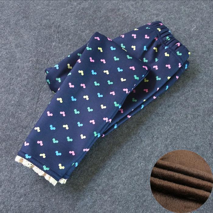 Legging Épais Luxe Moderne Enfant Fille Garçon Automne Hiver Pantalon Doublé Bébé Fille Garçon Vêtement Enfant Fille