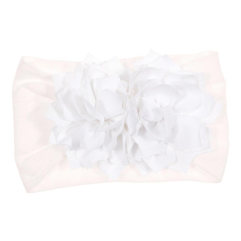 Mignon 1 PC Bébé Filles Fleur de Lotus Bandeau Nylon Nœud Élastique Nouveau-né Tout-petit Bandeaux Accessoires Cheveux Enfants Cadeaux