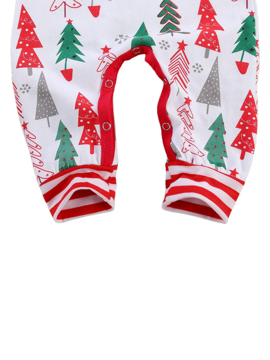 Bébés Filles Garçons Noël Barboteuses Bandeau Combinaisons 2 Pièces Imprimé Père Noël Arbre Nouvel An Bébé Barboteuse