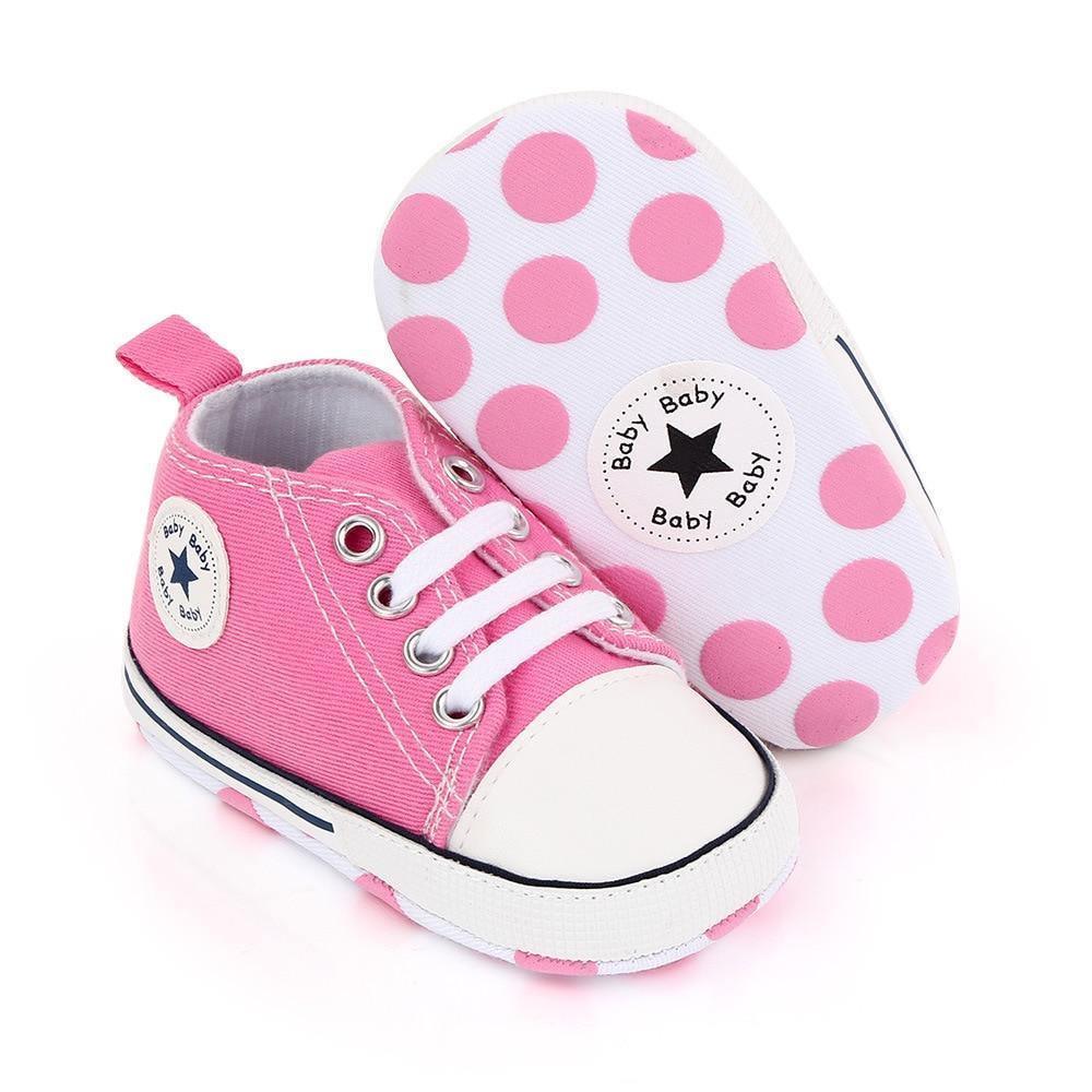 Nouvelles baskets souples pour bébé, chaussures de sport pour nouveau-né garçon et fille, antidérapantes, premières chaussures de marche, 0-18 M