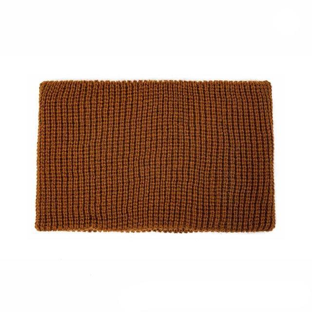 Ensemble moderne pour bébé : bonnet, écharpe et tour de cou – Bonnets écharpes chauds en tricot pour enfants