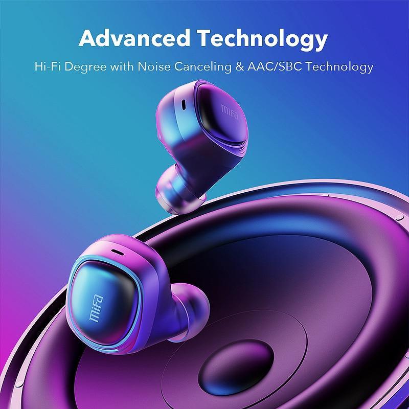 Écouteurs de luxe sans fil Bluetooth avec contrôle tactile, casque stéréo sans fil pour smartphones Android et iOS avec boîtier de charge.