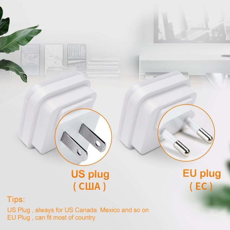 STEVVEX Veilleuse LED Mini Lampe à Capteur de Lumière Prise EU US Veilleuse pour Enfants Chambre Salon Éclairage