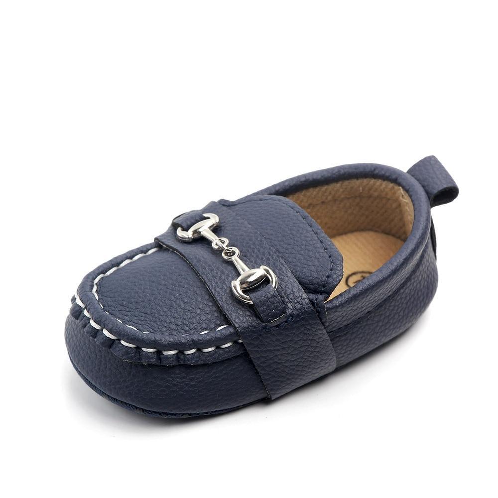 Chaussures en cuir pour bébé, mode nourrisson garçons filles antidérapantes, semelle souple, premiers pas pour nouveau-nés, chaussures de luxe pour enfants