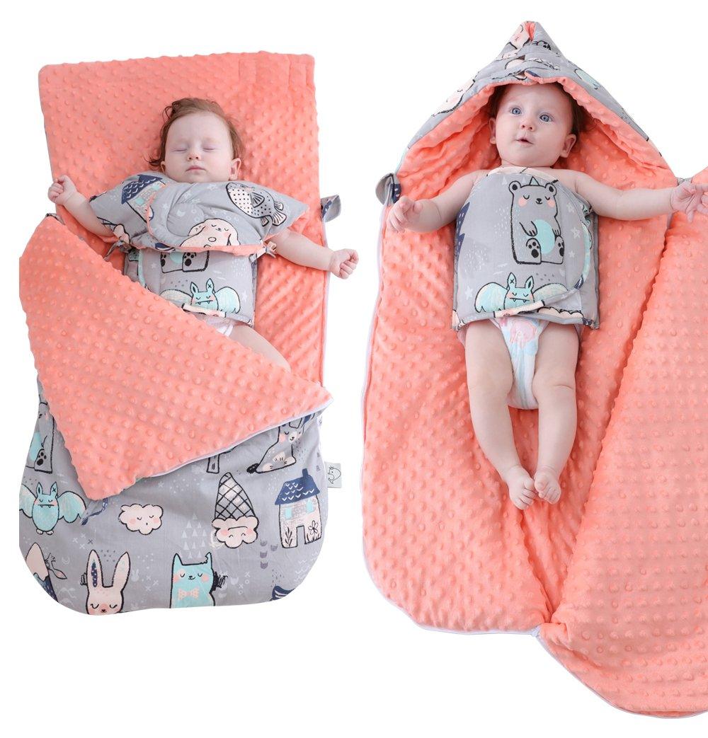 Nouveau-né Bébé Enveloppe Cocon Modèle Sac de couchage Enfant Garçon Fille Enfants Gigoteuse Couverture d'emmaillotage Pour Bébé Enfants