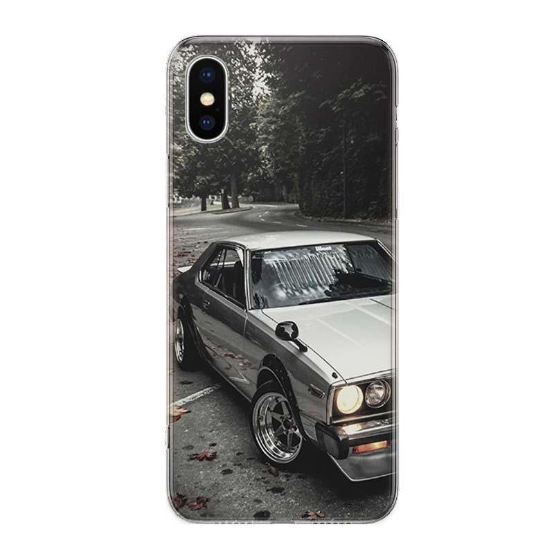 Coque de téléphone de voiture de sport cool pour iPhone 14 13 12 11 Pro Max Mini X Xs Xr 6 6s 7 8 Plus 5 5s Se Housse en caoutchouc de silicone souple antichoc
