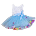 Robe de princesse de luxe moderne faite à la main pour petites filles, motif floral, sans manches, mini tutu, nœud, rose, jaune, rouge, vêtements pour enfants