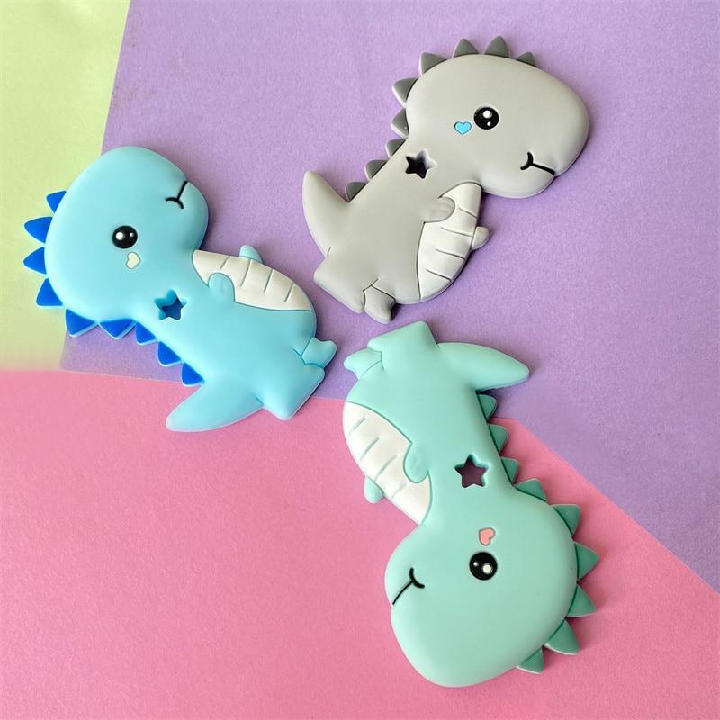 Anneau de dentition Dinosaure en forme d'animal pour bébés garçons et filles - Sans BPA - Cadeau parfait