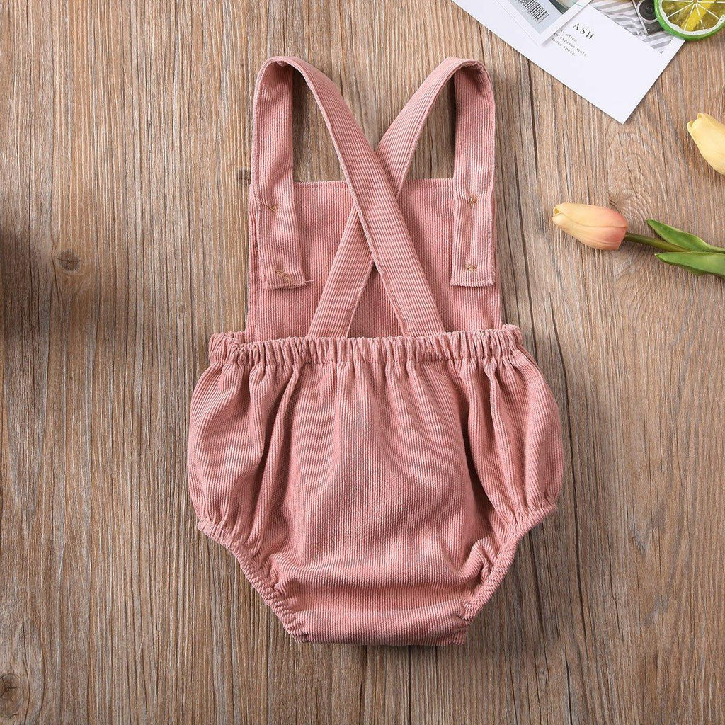 Vêtements d'été pour bébé, nouveau-né, garçon/fille, body-salopette dos nu pour filles