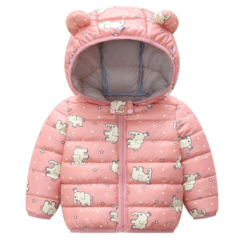 Vestes d'hiver pour bébés filles pour enfants, vêtements d'extérieur à capuche pour nourrissons au design moderne pour filles et garçons printemps automne