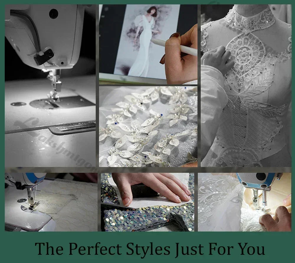 Robe de mariée vintage en dentelle à fines bretelles et décolleté en V, robe de mariée en tulle pour la plage, robe de mariée sur mesure