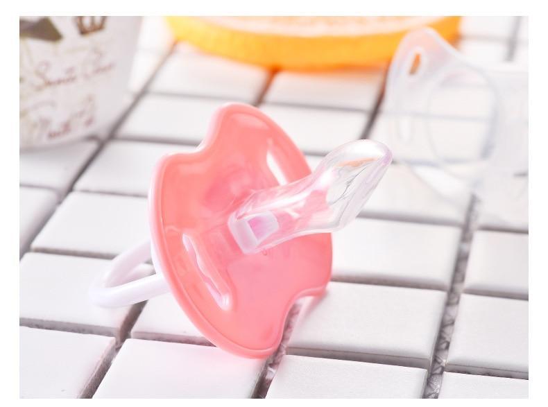 Sucette moderne pour bébé, nouvelle tétine en silicone de qualité alimentaire, tête ronde, pour nourrissons et jeunes enfants