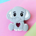 Jouets de dentition en silicone pour bébé, mini éléphant de dessin animé, rongeurs, à mâcher, produits pour parents, bébés garçons et filles